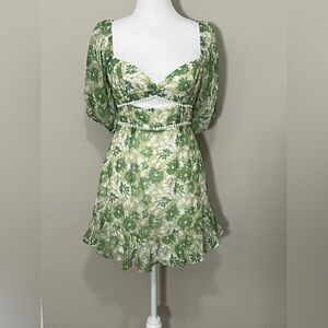 Hello Molly Drinking Games Green Viral Night Out Party Wear Mini Dress Size 6